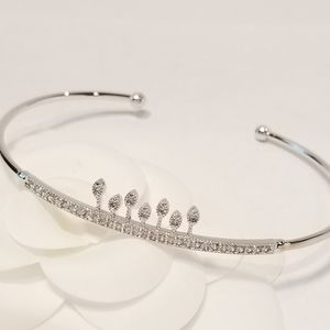 Pave Cubic Zirconia Bracelet Bangle Cuff